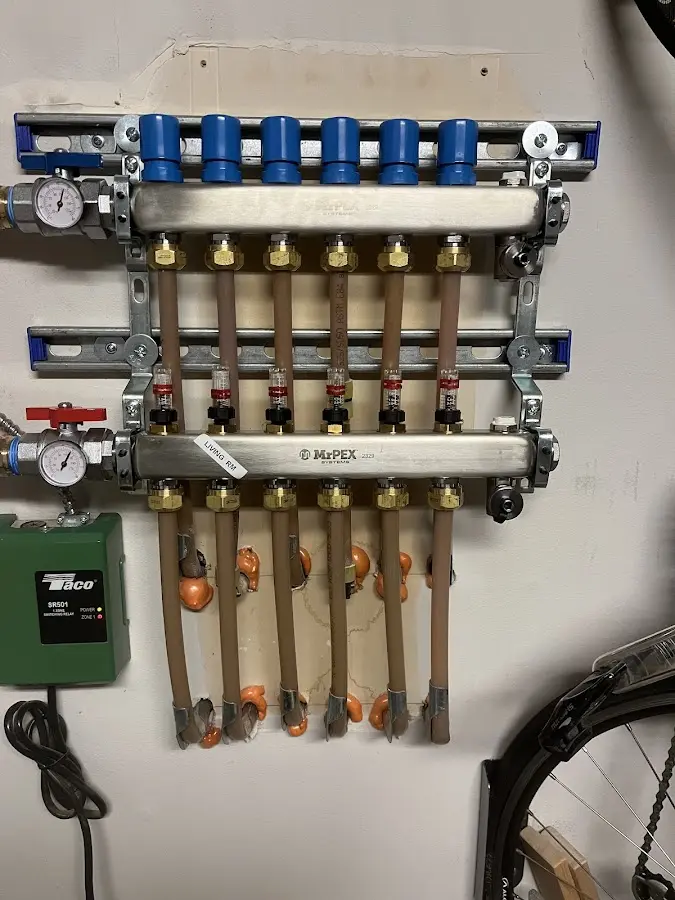 Plumber performing Gas Leak Detection at a residential property in Westlake Village